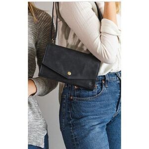 ooak goods Artisan Made Black Leather “favorite” Bag